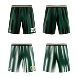 Custom Reversible Basketball Suit for Adults and Kids Personalized Jersey Dark Green&White