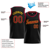 Custom Stitched Basketball Jersey for Men, Women And Kids Black-Crimson-Yellow