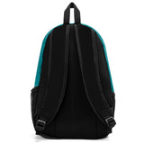 Customize Aqua Orange Sports Backpacks Featuring Personalized Names, Numbers and Logos