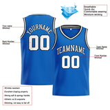 Custom Stitched Basketball Jersey for Men, Women And Kids Blue-White-Black