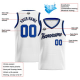 Custom Stitched Basketball Jersey for Men, Women  And Kids White-Royal-Navy