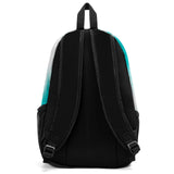 Customize Teal White Sports Backpacks Featuring Personalized Names, Numbers and Logos