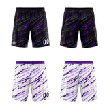 Custom Reversible Basketball Suit for Adults and Kids Personalized Jersey Damage-Purple