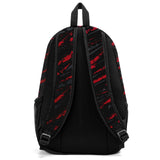 Customize Red Black Sports Backpacks Featuring Personalized Names, Numbers and Logos