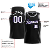 Custom Stitched Basketball Jersey for Men, Women And Kids Black-White-Gray-Purple