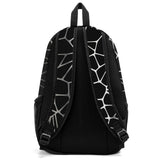 Customize Black White Sports Backpacks Featuring Personalized Names, Numbers and Logos