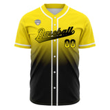 Custom Gradient Baseball Jerseys Personalized Name Number Logo