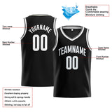 Custom Stitched Basketball Jersey for Men, Women And Kids Black-White