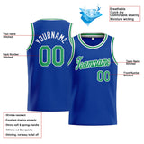 Custom Stitched Basketball Jersey for Men, Women And Kids Royal-Green-White