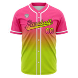 Custom Gradient Baseball Jerseys Personalized Name Number Logo