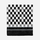 Custom Ultra-Soft Micro Fleece Blanket Black-White