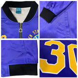 Custom Long Sleeve Windbreaker Jackets Uniform Printed Your Logo Name Number Fluid