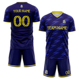 custom soccer set jersey kids adults personalized soccer navy