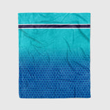 Custom Ultra-Soft Micro Fleece Blanket Blue-Aqua