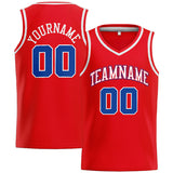 Custom Stitched Basketball Jersey for Men, Women And Kids Red-White-Royal