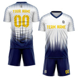 custom soccer set jersey kids adults personalized soccer white