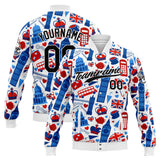 Personalized Custom Men's Jacket Customize Your Team Name, Logo, and Number