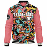 Custom Varsity Jacket Letterman jacket for Men, Women and Youth Pink