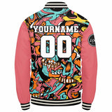 Custom Varsity Jacket Letterman jacket for Men, Women and Youth Pink