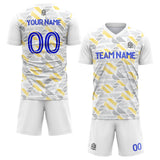 custom soccer set jersey kids adults personalized soccer white