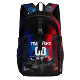 Customize Sports Backpacks Featuring Personalized Names, Numbers and Logos Blue Red