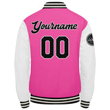 Custom Varsity Jacket Letterman jacket for Men, Women and Youth Pink