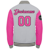 Custom Varsity Jacket Letterman jacket for Men, Women and Youth Pink