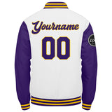 Custom Varsity Jacket Letterman jacket for Men, Women and Youth Marine Gelb