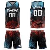 Custom Red Basketball Jersey Uniform Suit Printed Your Logo Name Number