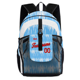 Customize Sports Backpacks Featuring Personalized Names, Numbers and Logos Light Blue