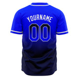 Custom Gradient Baseball Jerseys Personalized Name Number Logo