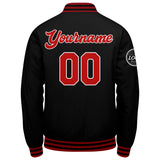 Custom Varsity Jacket Letterman jacket for Men, Women and Youth Red Black