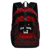 Customize Sports Backpacks Featuring Personalized Names, Numbers and Logos Red