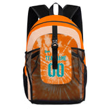 Customize Sports Backpacks Featuring Personalized Names, Numbers and Logos Orange