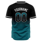 Custom Gradient Baseball Jerseys Personalized Name Number Logo