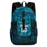 Customize Teal Sports Backpacks Featuring Personalized Names, Numbers and Logos