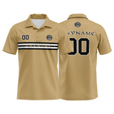 Custom Football Polo Shirts  for Men, Women, and Kids Add Your Unique Logo&Text&Number New Orleans