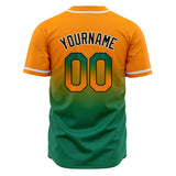 Custom Gradient Baseball Jerseys Personalized Name Number Logo