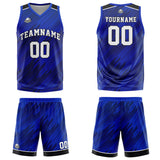 Custom Royal Basketball Jersey Uniform Suit Printed Your Logo Name Number