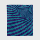 Custom Ultra-Soft Micro Fleece Blanket Purple-Teal