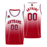 Custom Basketball Jersey Personalized Stitched Team Name Number Logo Red&Black