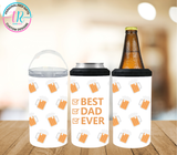 4 in 1 Stubby/Can Cooler Tumbler - Best Dad Ever