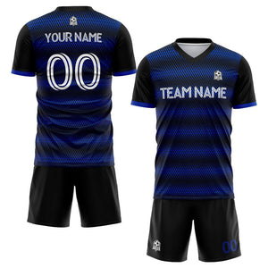 custom soccer set jersey kids adults personalized soccer navy