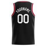 Custom Stitched Basketball Jersey for Men, Women And Kids Black-White-Gray-Red