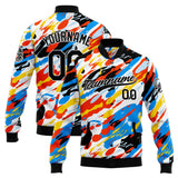 Personalized Custom Men's Jacket Customize Your Team Name, Logo, and Number