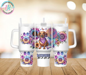 40oz Tumbler - Dachshund Mama