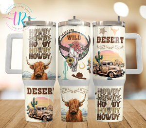 40oz Tumbler - Desert