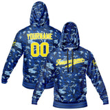 Custom Sweatshirt Hoodie For Men Women Girl Boy Print Your Logo Name Number Royal Camouflage