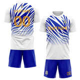 custom soccer set jersey kids adults personalized soccer white