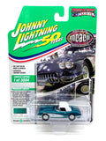 1958 Chevy Corvette Convertible Johnny Lightning Muscle Cars USA R3 Regal Turquoise Die Cast Car 1:64